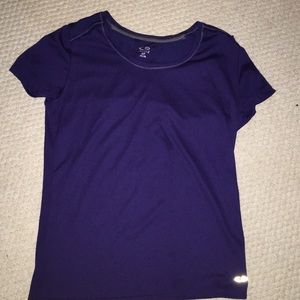 navy blue/purple champion workout top